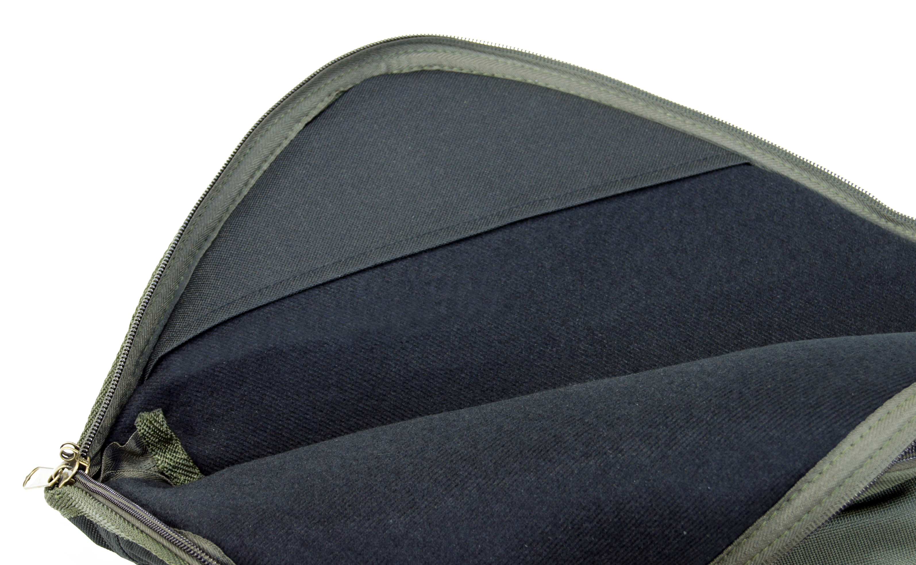 Gewehrtasche Grün / Schwarz mit 2 Taschen