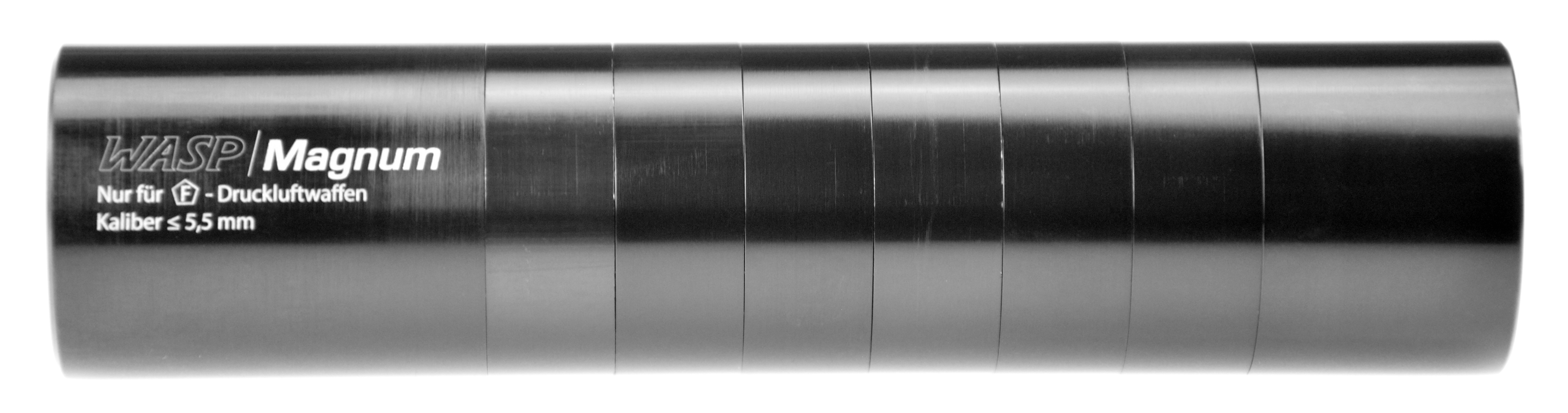 WASP MAGNUM modularer Schalldämpfer für F-Druckluftwaffen