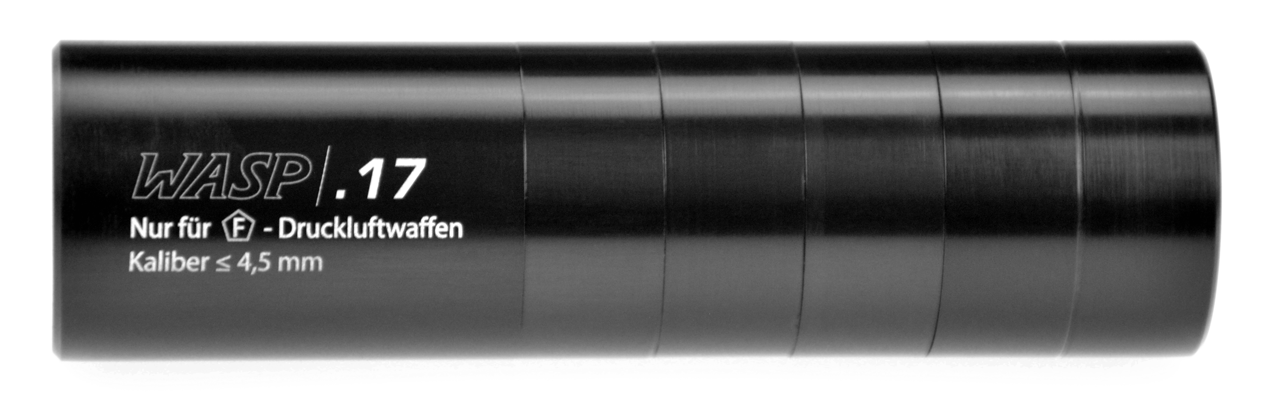 WASP .17 modularer Schalldämpfer für F-Druckluftwaffen