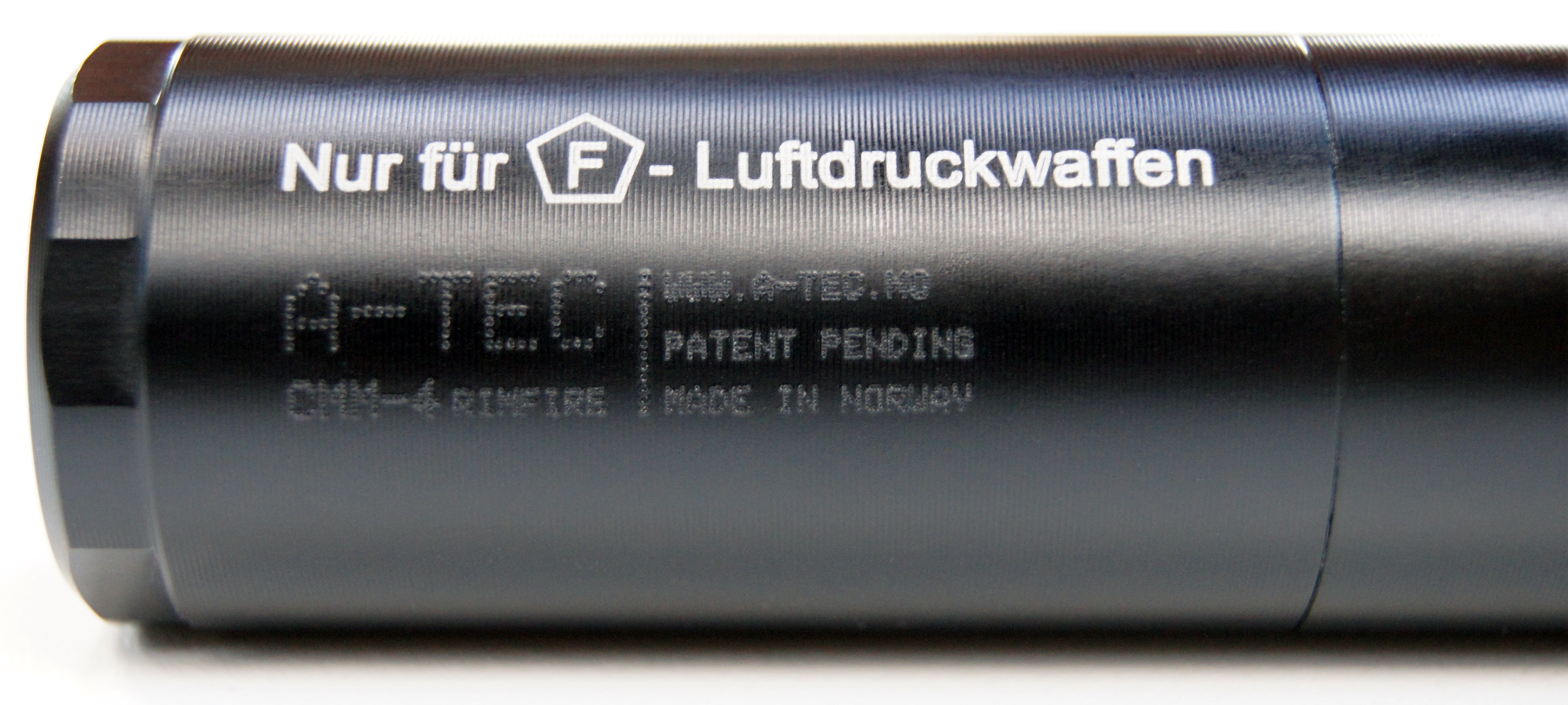 A-TEC CMM-4 Hochleistungs-Schalldämpfer für F-Luftdruckwaffen
